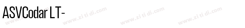 ASVCodar LT字体转换